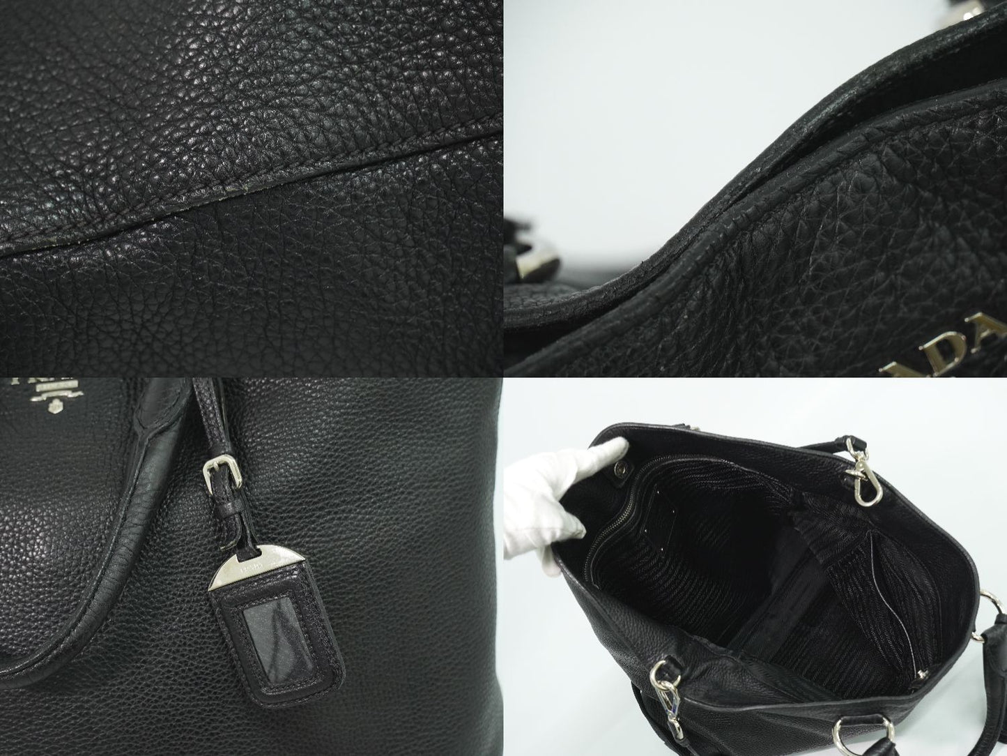 PRADA 2WAY ショルダーバッグ ブラック BN1713