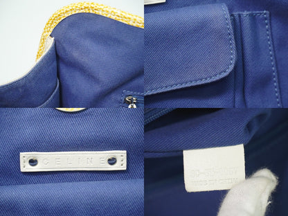 CELINE ビタースウィート マカダム トートバッグ ライトグレー