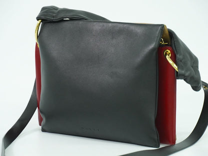 MARNI 2WAY ショルダーバッグ ブラック ベージュ レッド