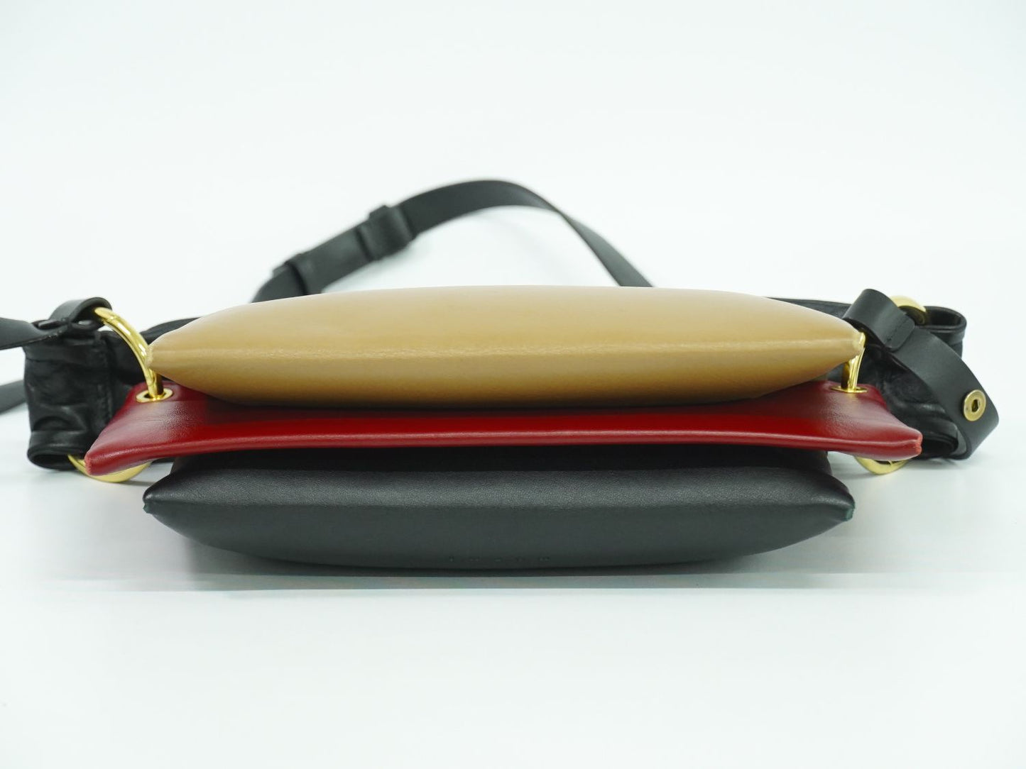 MARNI 2WAY ショルダーバッグ ブラック ベージュ レッド