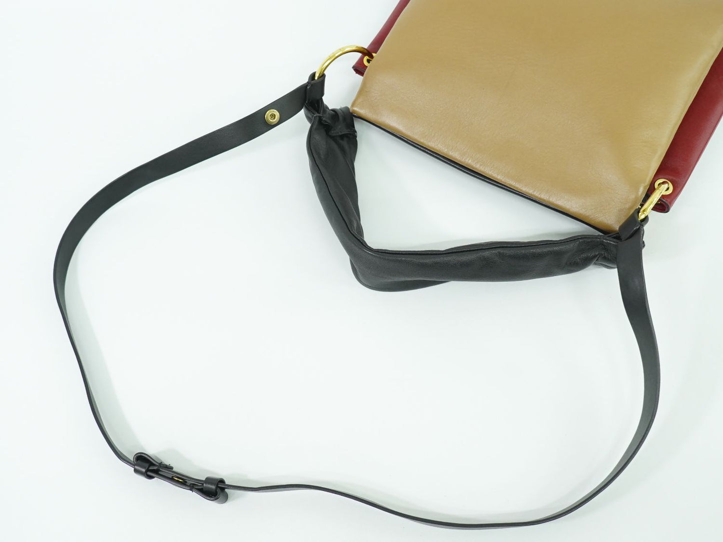 MARNI 2WAY ショルダーバッグ ブラック ベージュ レッド