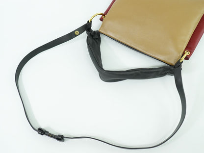 MARNI 2WAY ショルダーバッグ ブラック ベージュ レッド