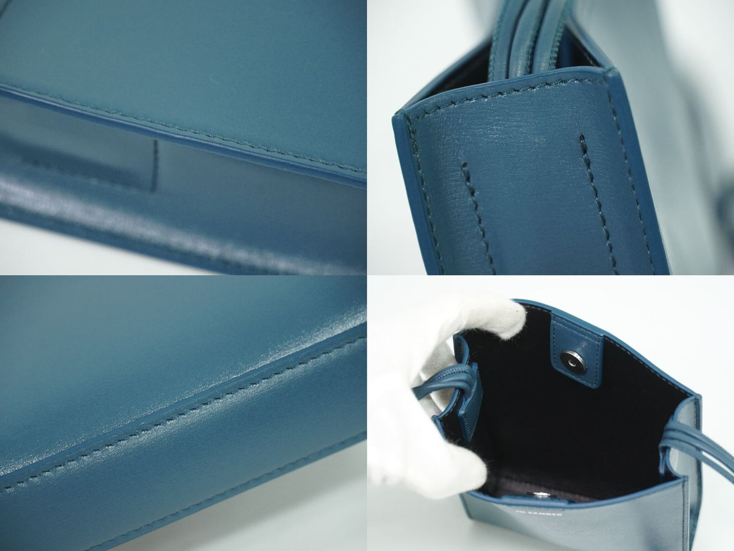 JIL SANDER タングル スモール ショルダーバッグ ブルー系 J07WG0001