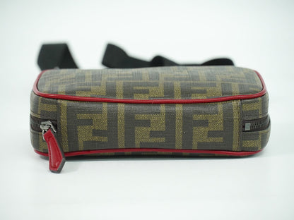 FENDI ズッカ ショルダーバッグ ブラウン 7AS122