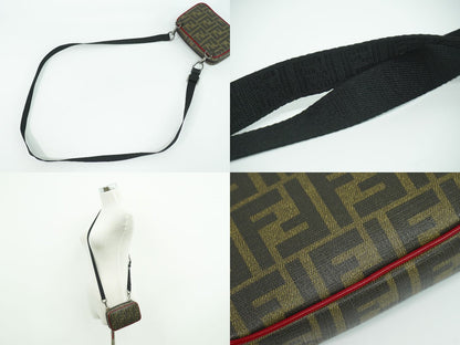 FENDI ズッカ ショルダーバッグ ブラウン 7AS122