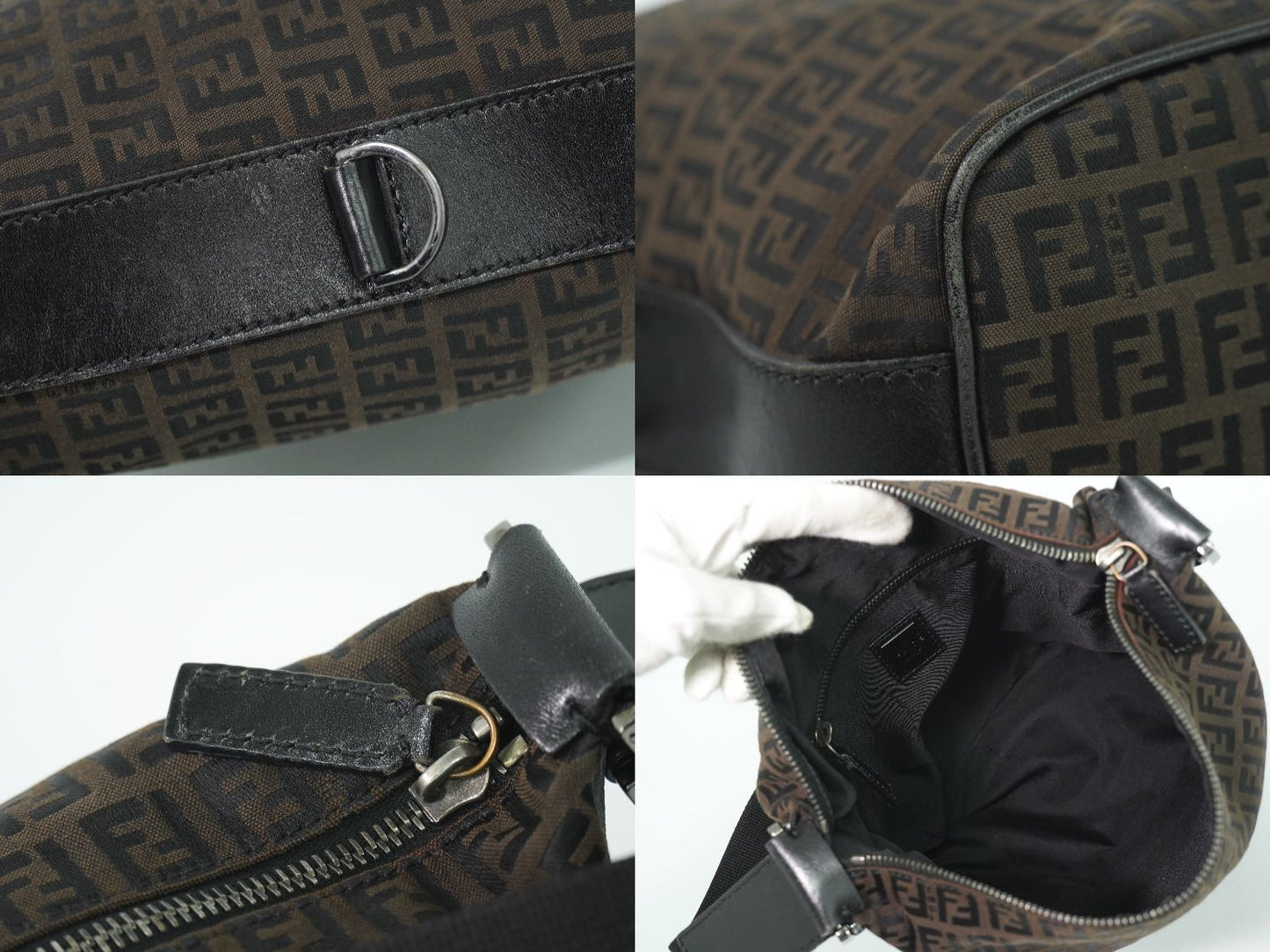 FENDI ズッキーノ ショルダーバッグ ブラウン 7VA004