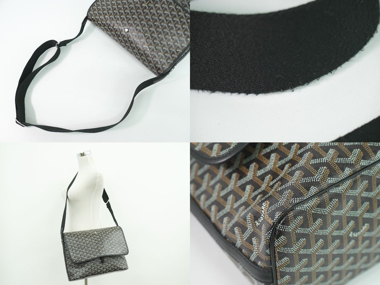 GOYARD カペシアン MM ショルダーバッグ ブラック