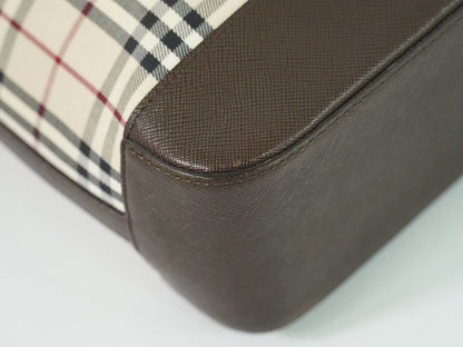 BURBERRY ノバチェック ショルダーバッグ ベージュ ブラウン