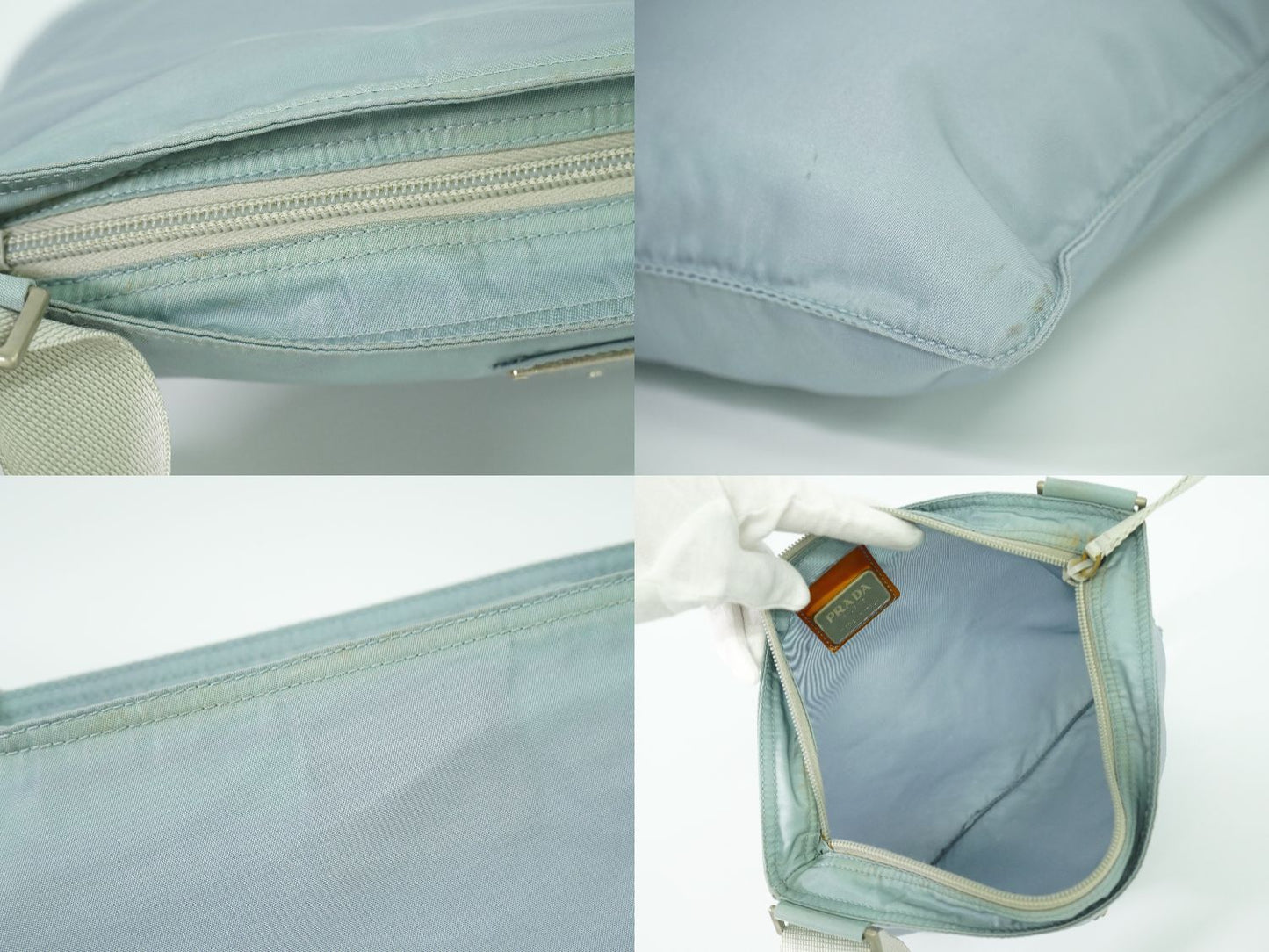 PRADA ショルダーバッグ ライトブルー