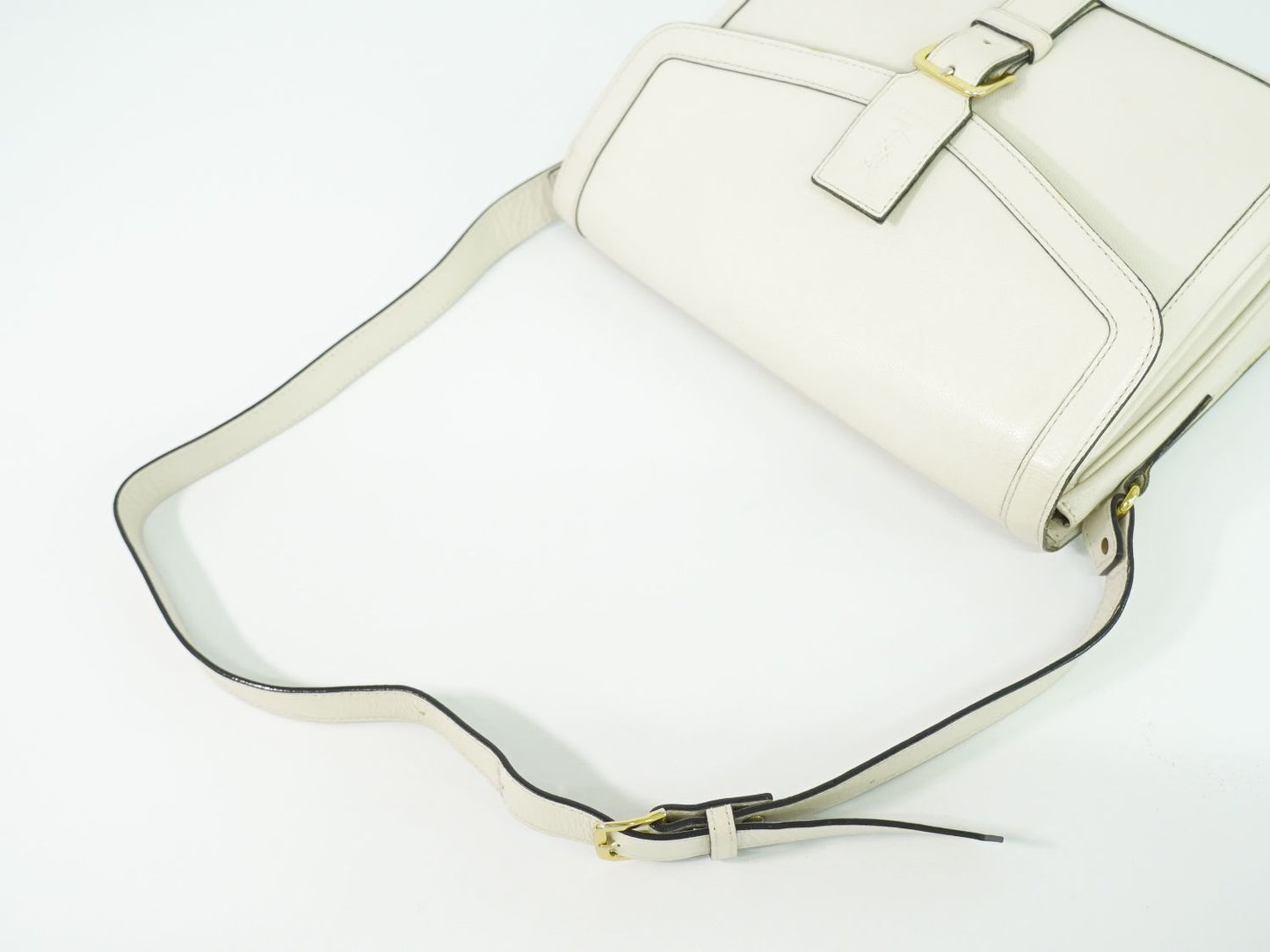 YVES SAINT LAURENT ショルダーバッグ アイボリー