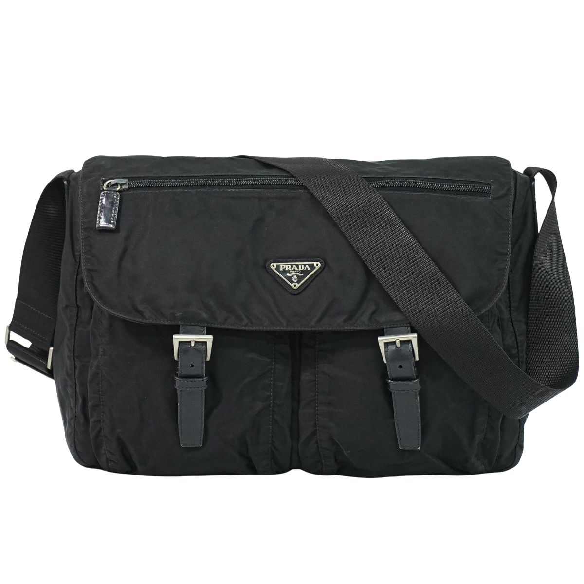 PRADA ヴェラ ショルダーバッグ ブラック B1738
