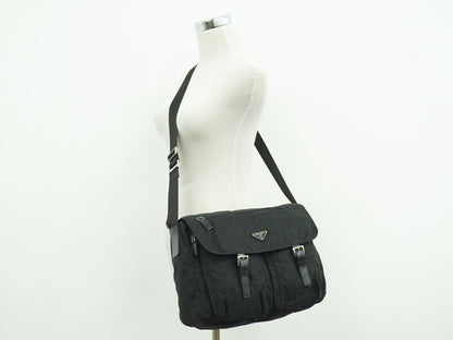 PRADA ヴェラ ショルダーバッグ ブラック B1738
