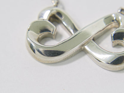TIFFANY & Co. ダブルラビングハート 925 ネックレス シルバー