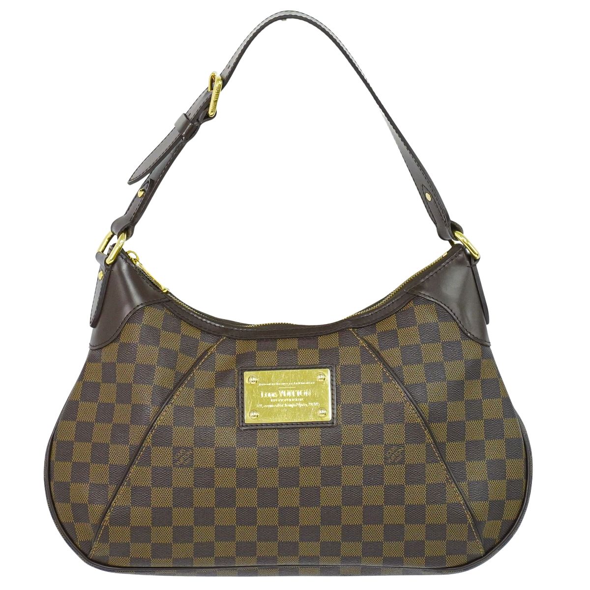 LOUIS VUITTON テムズ GM ダミエ エベヌ ショルダーバッグ N48181