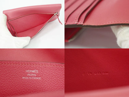 HERMES ドゴン ロング 長財布 C刻 2018年 ピンク