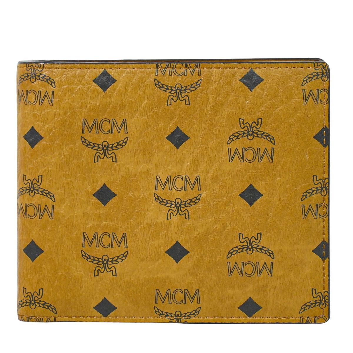 MCM ヴィセトス 折財布 ブラウン