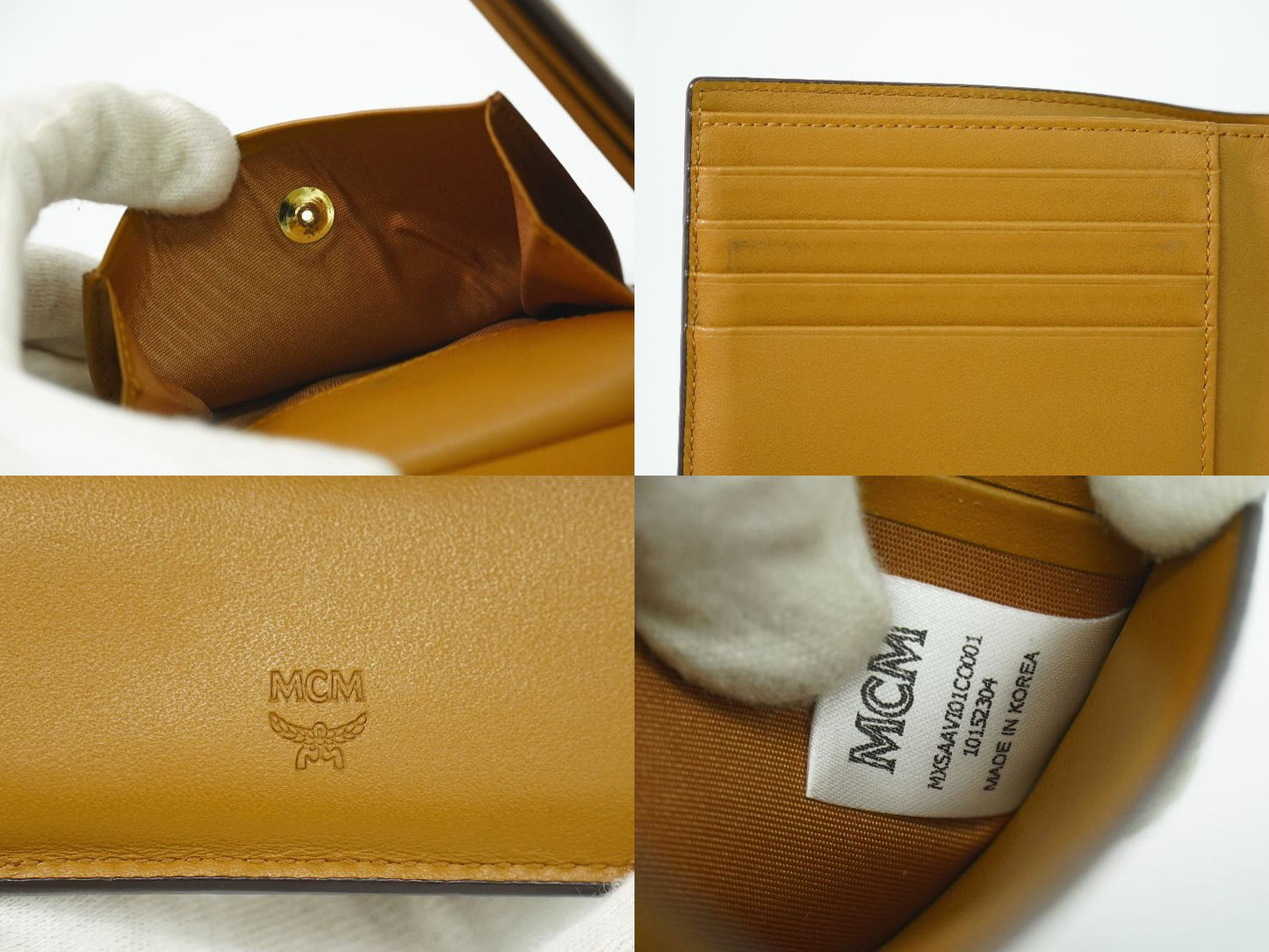 MCM ヴィセトス 折財布 ブラウン