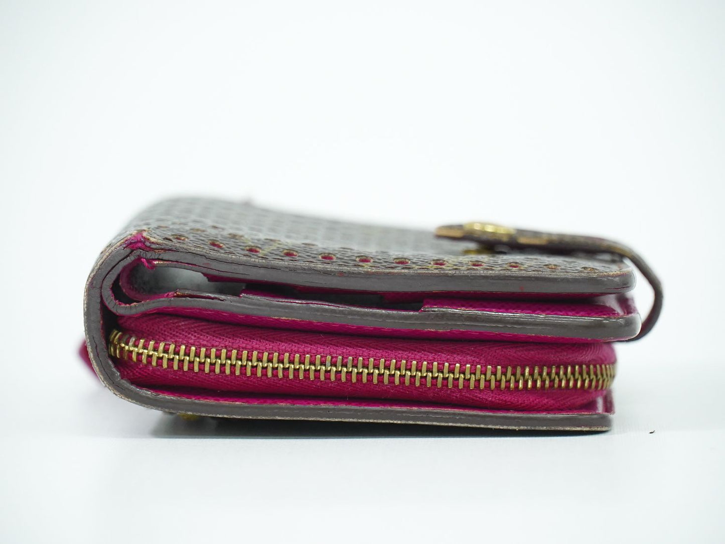 LOUIS VUITTON コンパクトジップ モノグラム ペルフォ 折財布 M95188