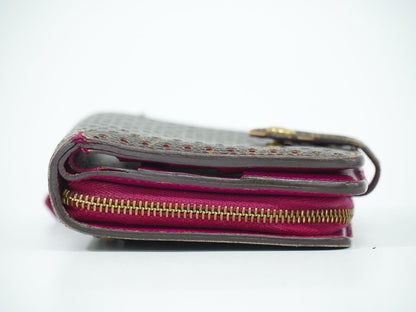 LOUIS VUITTON コンパクトジップ モノグラム ペルフォ 折財布 M95188