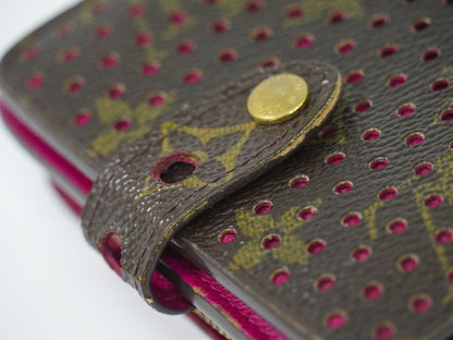 LOUIS VUITTON コンパクトジップ モノグラム ペルフォ 折財布 M95188