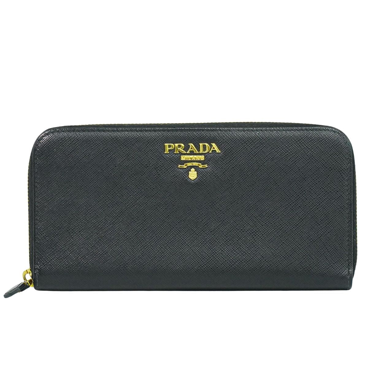 PRADA サフィアーノ レザー 長財布 ブラック
