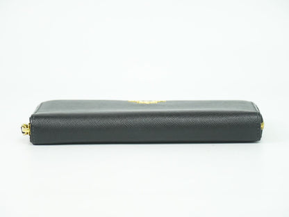 PRADA サフィアーノ レザー 長財布 ブラック