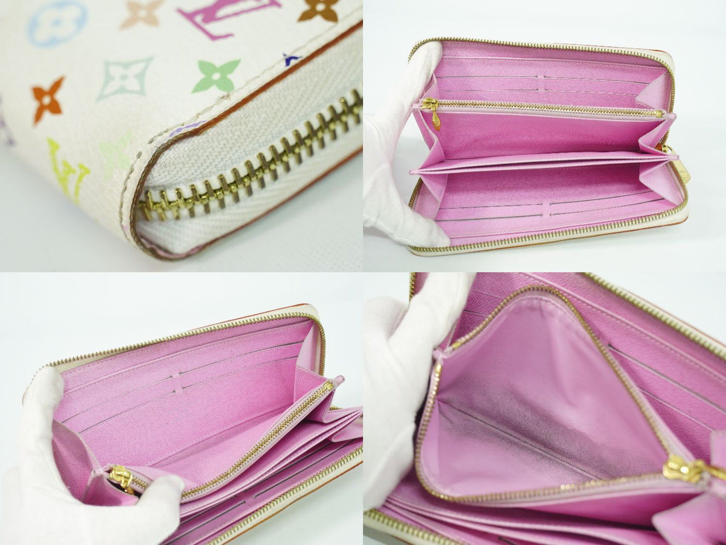 LOUIS VUITTON ジッピーウォレット モノグラム マルチカラー 長財布 ブロン M60241