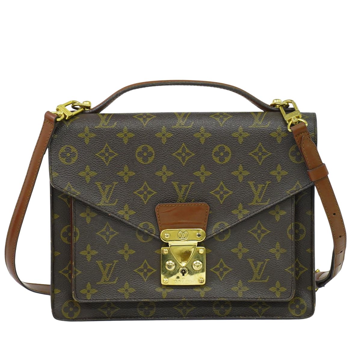LOUIS VUITTON モンソー 26 モノグラム 2WAY ショルダーバッグ M51187