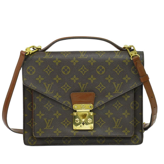 LOUIS VUITTON モンソー 26 モノグラム 2WAY ショルダーバッグ M51187