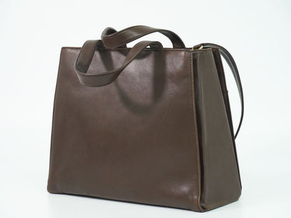 LOEWE アナグラム 2WAY ショルダーバッグ ブラウン