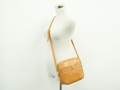 Salvatore Ferragamo ヴァラ ショルダーバッグ オレンジ