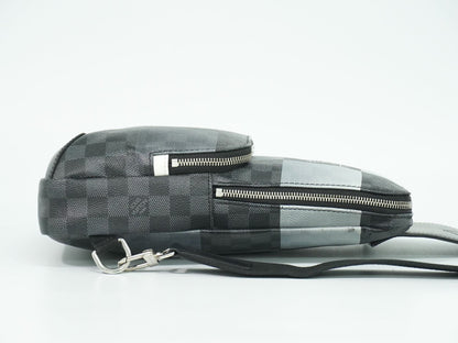 LOUIS VUITTON アヴェニュー スリングバッグ ダミエ グラフィット ジャイアント ボディバッグ N40403