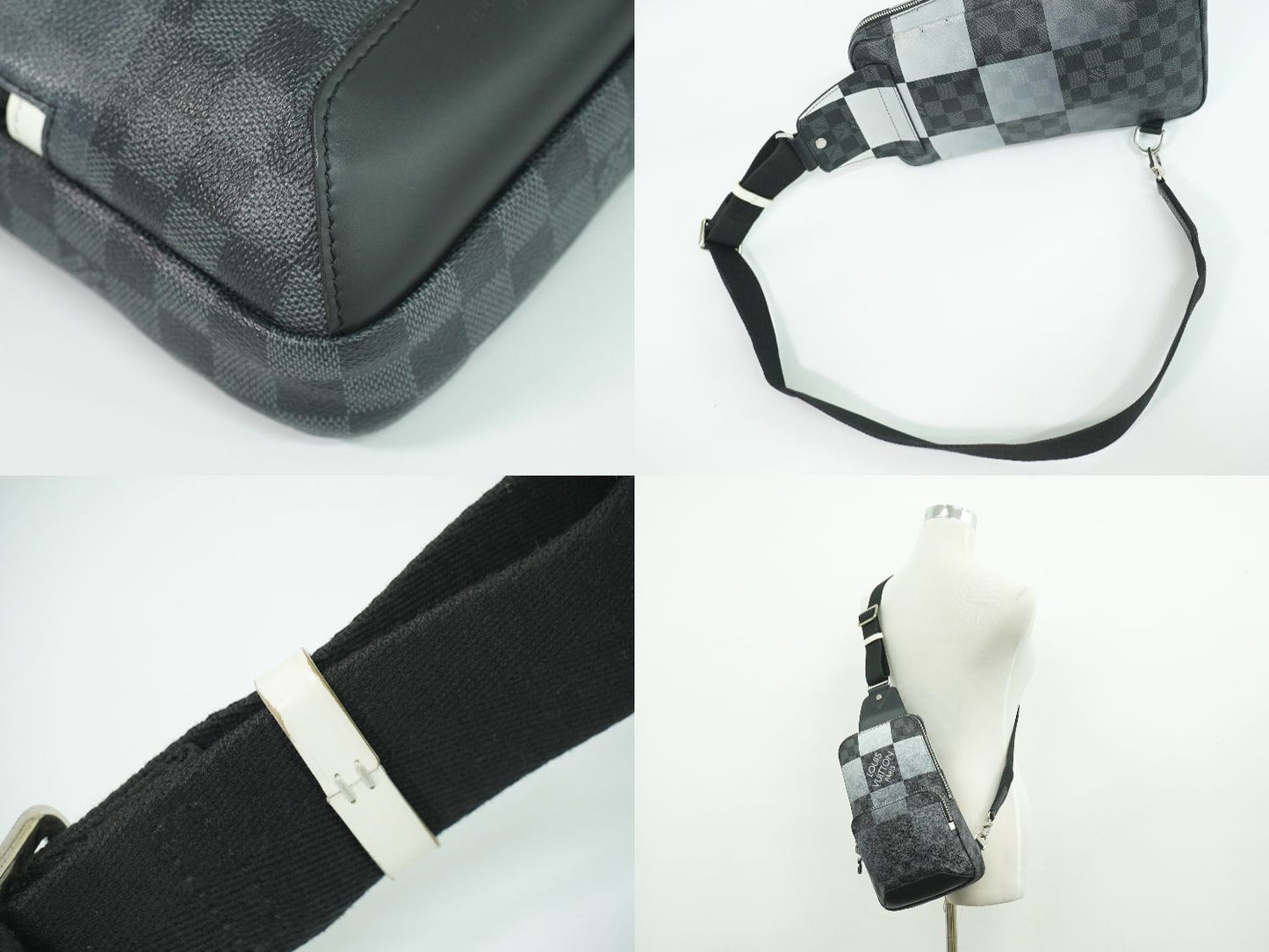 LOUIS VUITTON アヴェニュー スリングバッグ ダミエ グラフィット ジャイアント ボディバッグ N40403