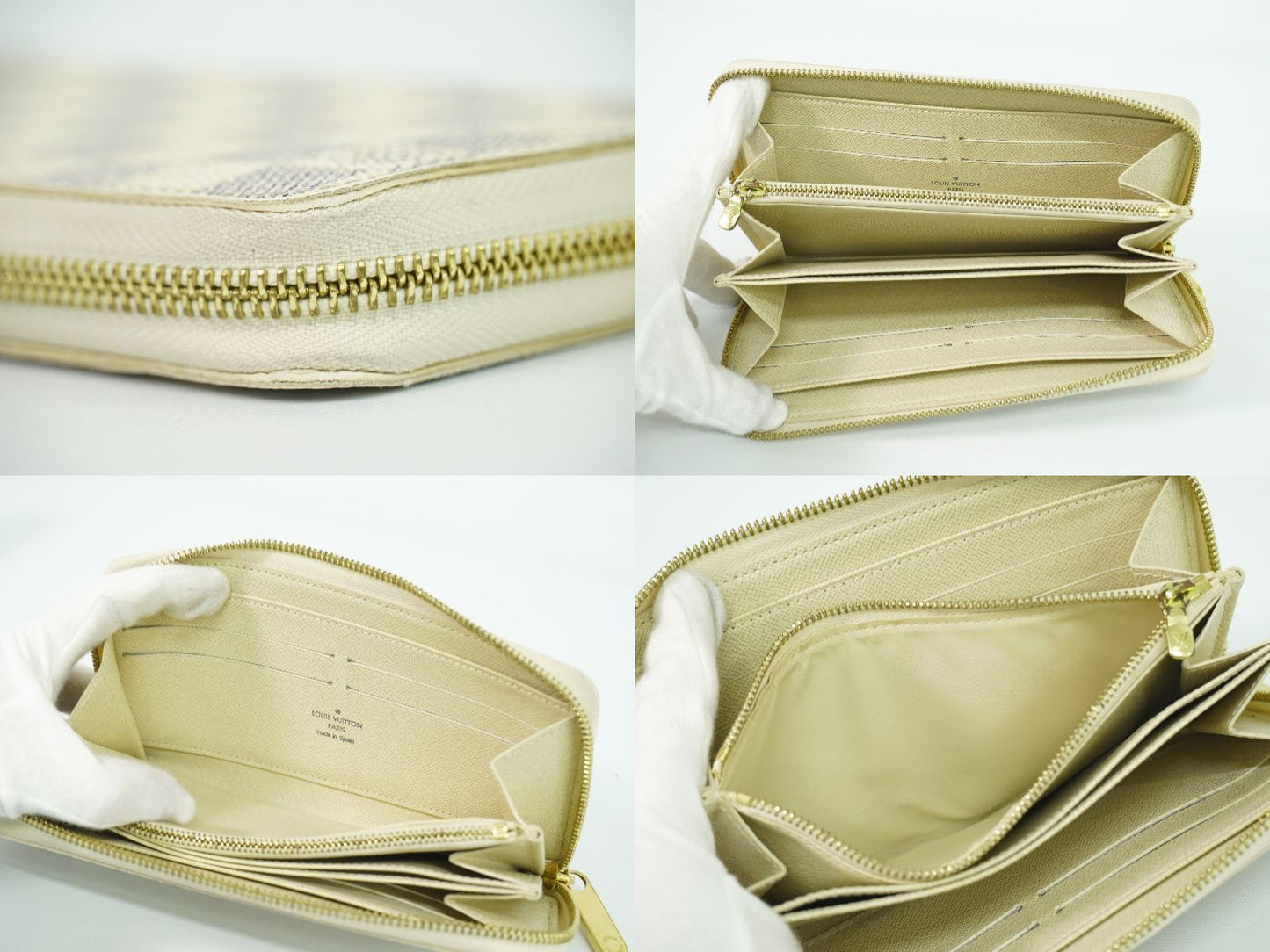 LOUIS VUITTON 旧型 ジッピーウォレット ダミエ アズール 長財布 N60019