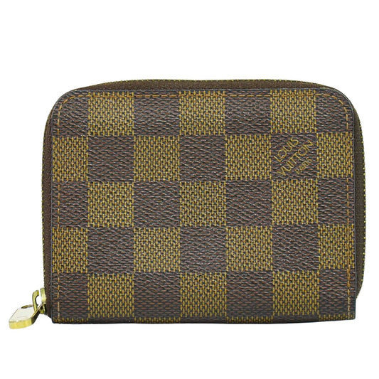 LOUIS VUITTON ジッピーコインパース ダミエ エベヌ コインケース N63070