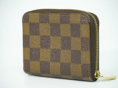 LOUIS VUITTON ジッピーコインパース ダミエ エベヌ コインケース N63070