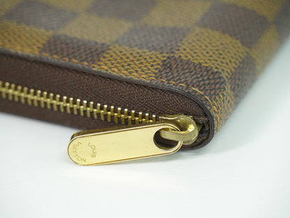 LOUIS VUITTON ジッピーコインパース ダミエ エベヌ コインケース N63070