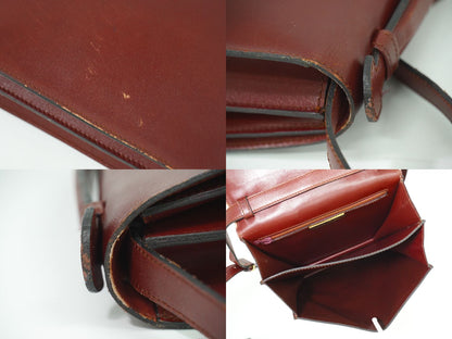 Cartier マストライン 2WAY ショルダーバッグ ボルドー