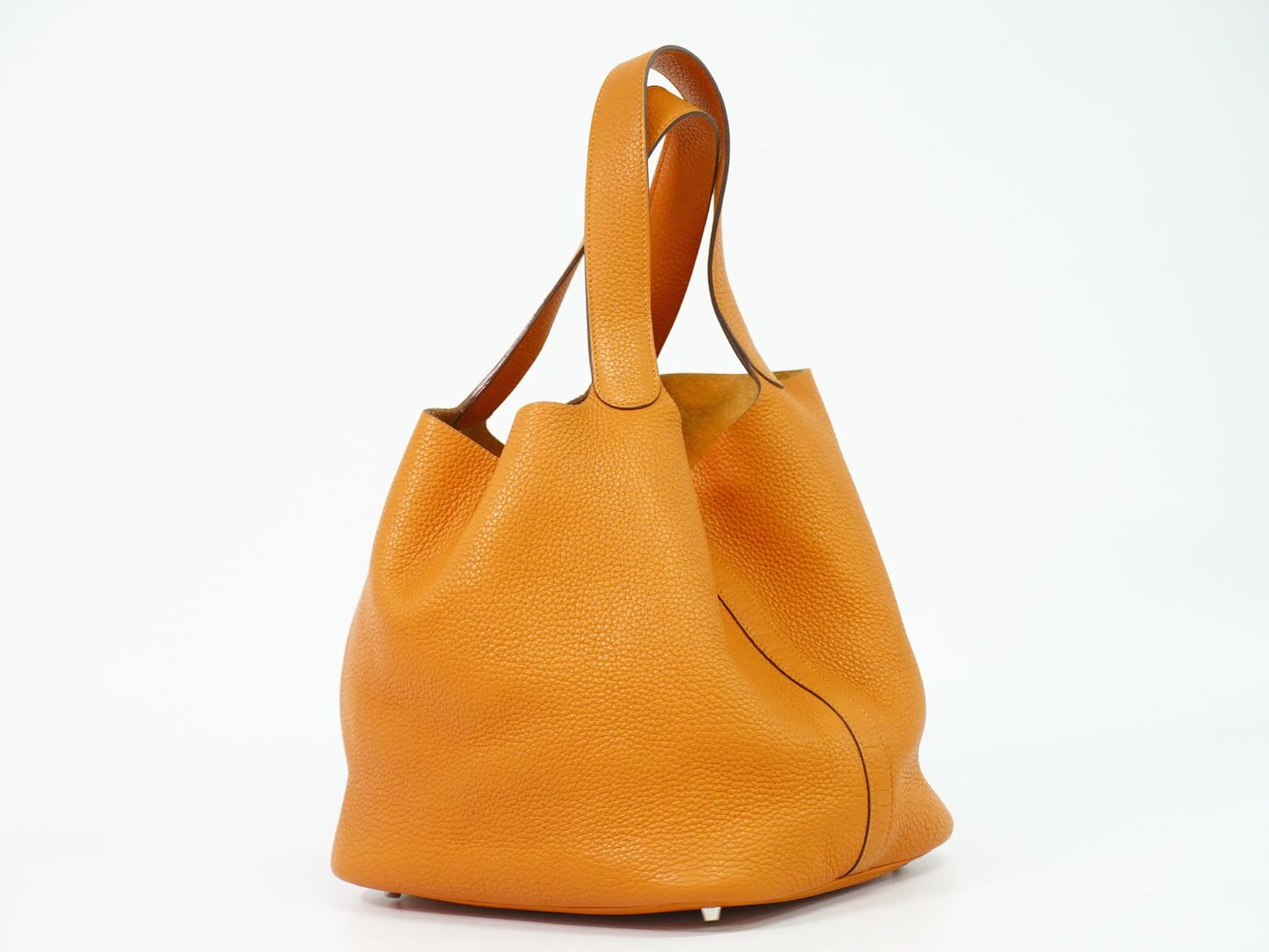 HERMES ピコタンロック GM ハンドバッグ □N刻 2010年 オレンジ
