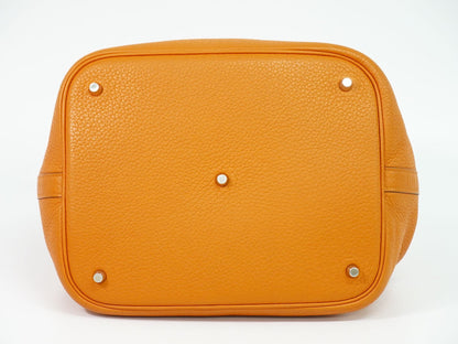 HERMES ピコタンロック GM ハンドバッグ □N刻 2010年 オレンジ