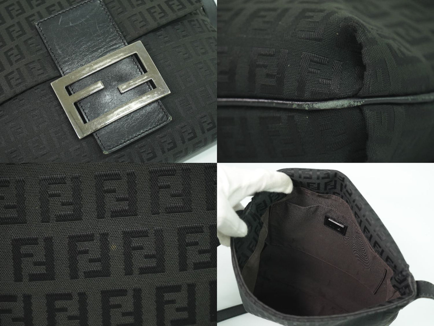 FENDI ズッキーノ ショルダーバッグ ブラック 8BT127