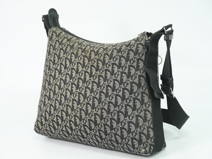 Christian Dior トロッター ショルダーバッグ グレー ブラック