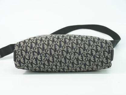 Christian Dior トロッター ショルダーバッグ グレー ブラック