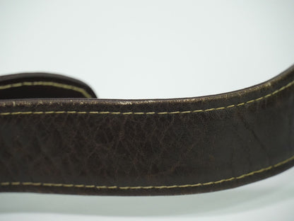 CELINE Cサルキー 馬車金具 ショルダーバッグ ベージュ ブラウン