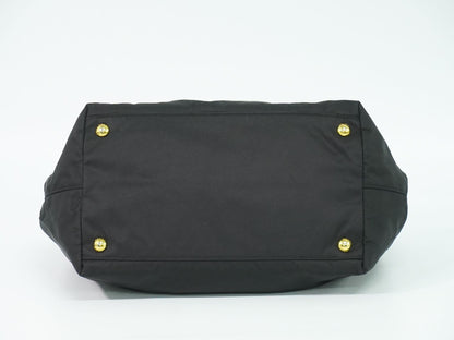 PRADA テスート リボン トートバッグ ブラック BN1601