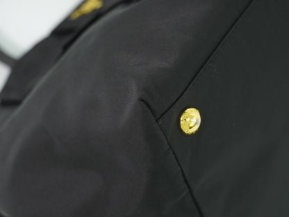 PRADA テスート リボン トートバッグ ブラック BN1601