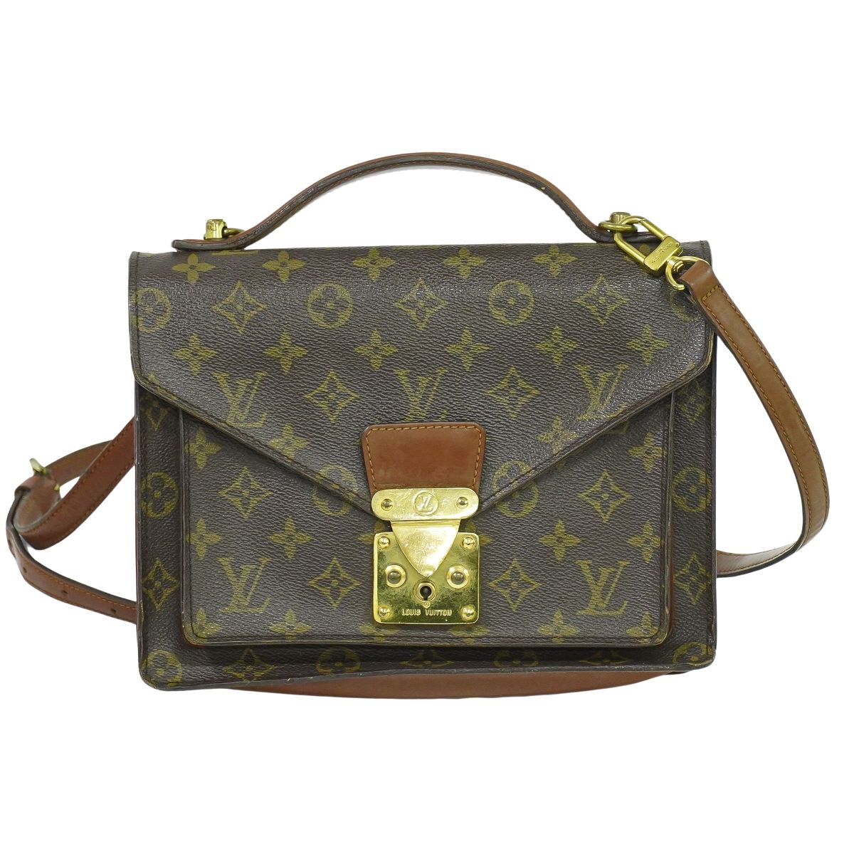 LOUIS VUITTON モンソー 26 モノグラム 2WAY ショルダーバッグ M51187