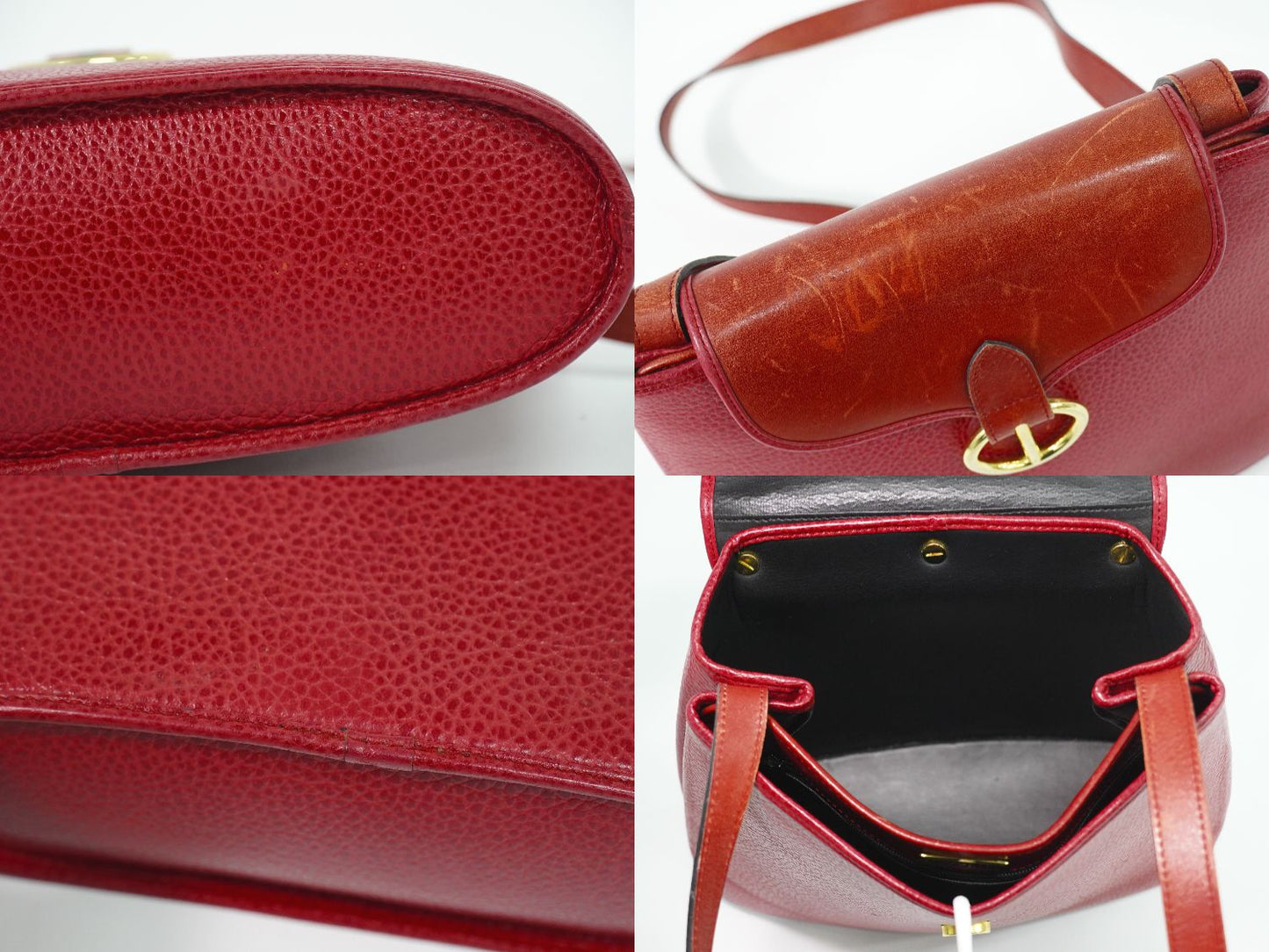 Christian Dior ショルダーバッグ レッド