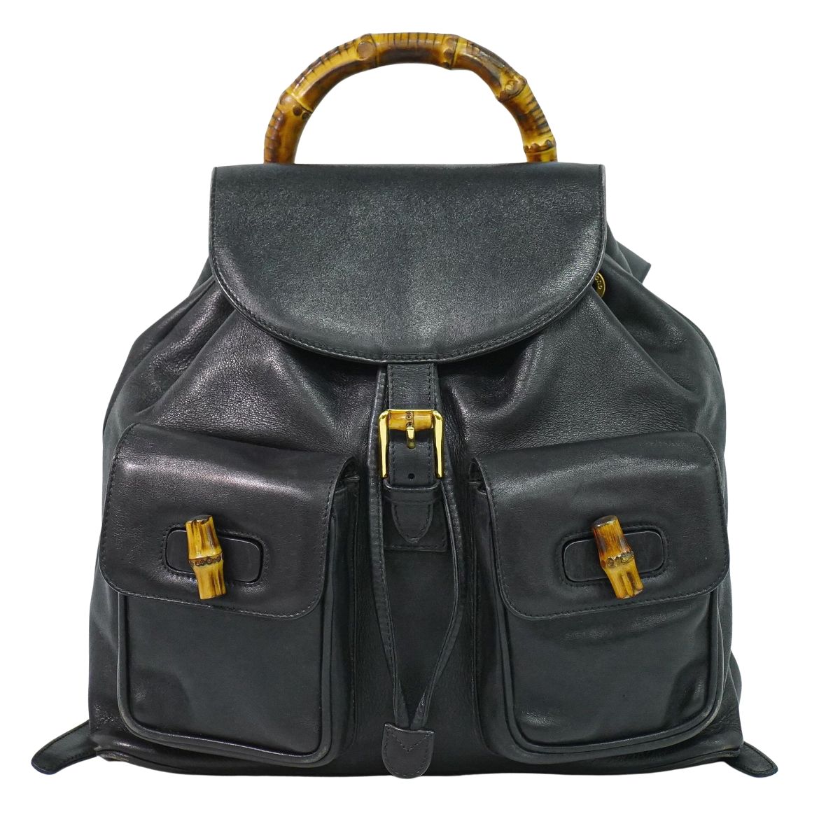 GUCCI バンブー リュックサック ブラック