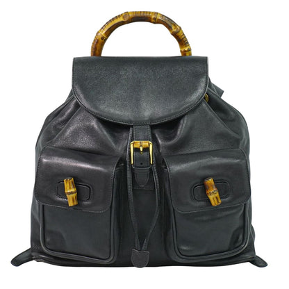 GUCCI バンブー リュックサック ブラック